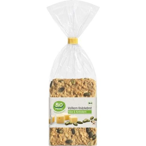 BIO PRIMO Organic Wholegrain Crispbread - Cheese & Pumpkin Seed