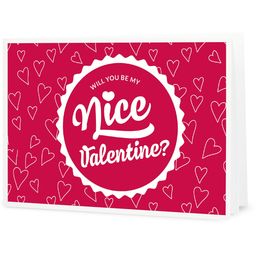"Nice Valentine!" - darilni bon za lastno tiskanje