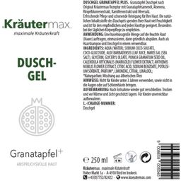 Kräutermax Gránátalma+ tusoló gél - 250 ml