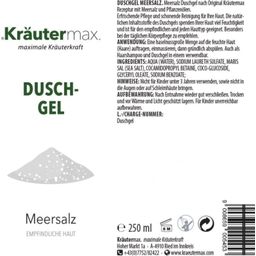 Kräutermax Tengeri só tusoló gél - 250 ml