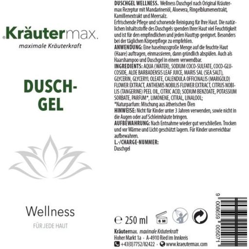 Kräutermax Duschgel Wellness - 250 ml