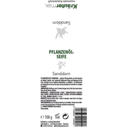 Kräutermax Saponetta Vegetale Olivello Spinoso - 100 g