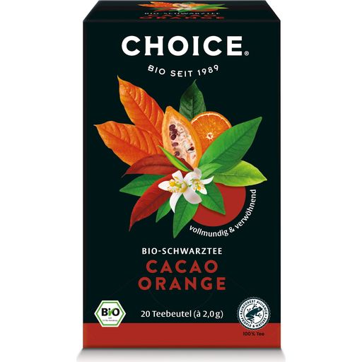 CHOICE TEA Cacao Orange, Bio - 20 Beutel