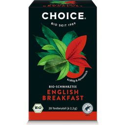 CHOICE TEA Organic English Breakfast - 20 Bags