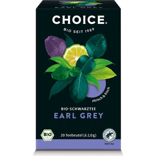 CHOICE TEA Thé Earl Grey Bio - 20 sachets