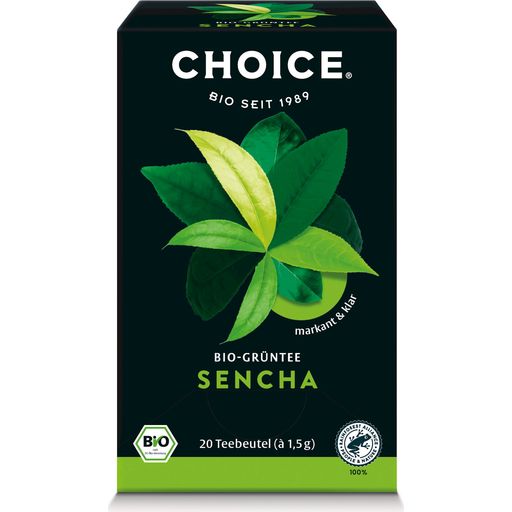 CHOICE TEA Thé Sencha Bio - 20 sachets