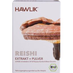 Hawlik Reishi Bio en Gélules - Extrait + Poudre