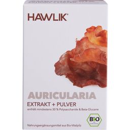Auricularia ekstrakt + Auricularia v prahu - organske kapsule