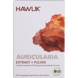 Auricularia ekstrakt + proszek kapsułki bio - 60 Kapsułki