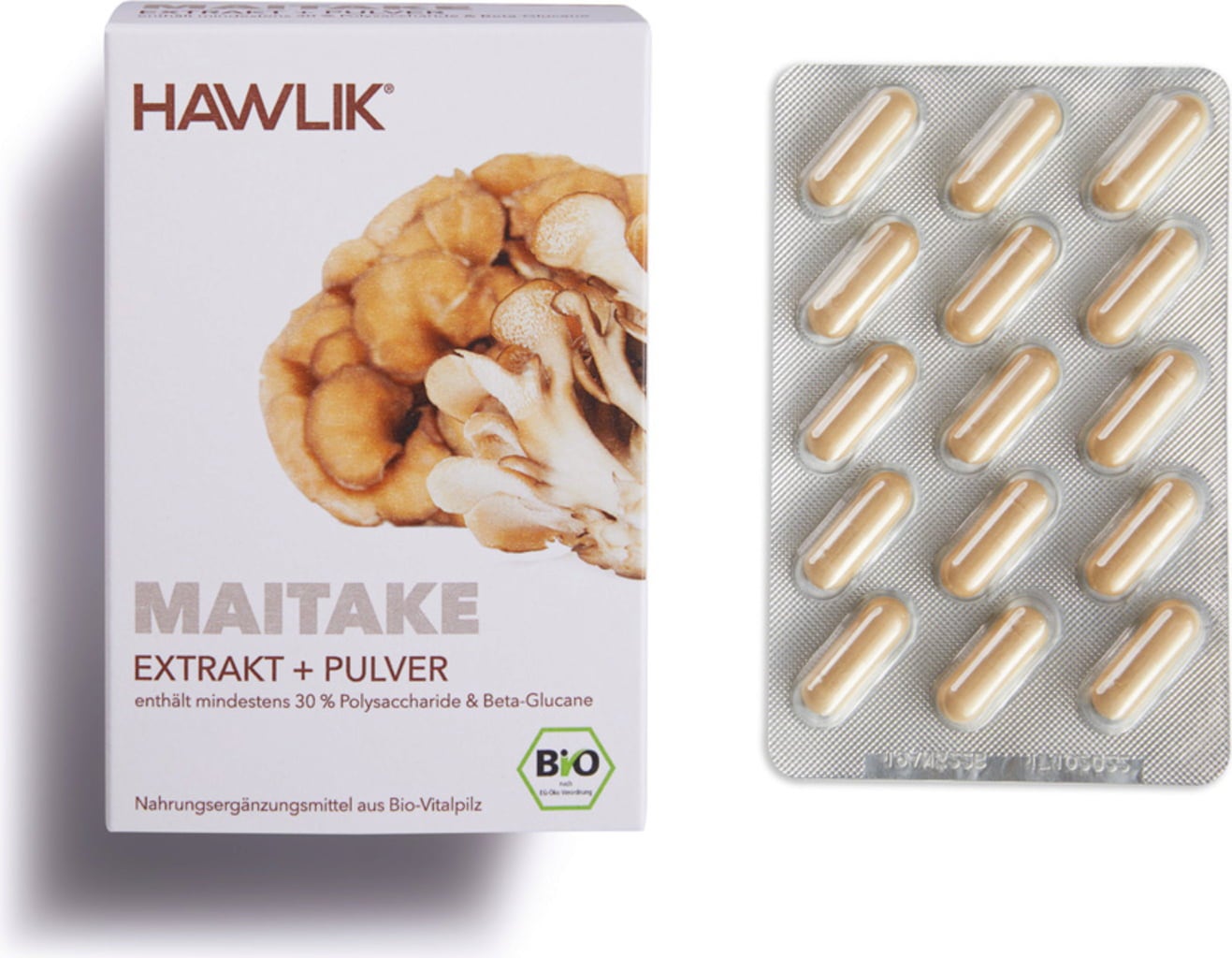 Maitake Bio en Gélules - Extrait + Poudre - 120 gélules