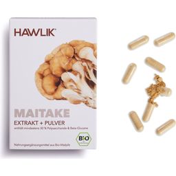 Maitake Extract + Organic Powder Capsules - 60 Capsules