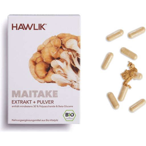 Maitake Bio en Gélules - Extrait + Poudre - 60 gélules