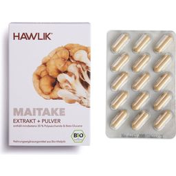 Maitake Extract + Organic Powder Capsules - 60 Capsules