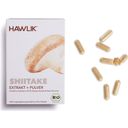 Shiitake ekstrakt + Shiitake v prahu - organske kapsule - 60 kap.