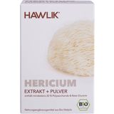 Hericium ekstrakt + Hericium v prahu - organske kapsule