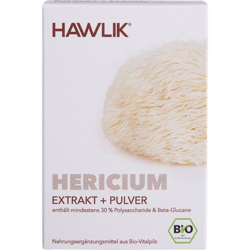 Hericium Bio en Gélules - Extrait + Poudre - 60 gélules