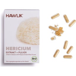 Hawlik Bio Hericium kivonat + por kapszula - 60 kapszula