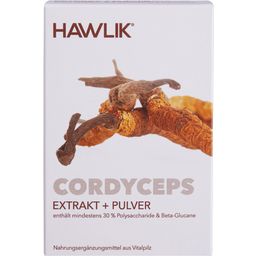 Cordyceps Extract + Powder Capsules - 60 Capsules