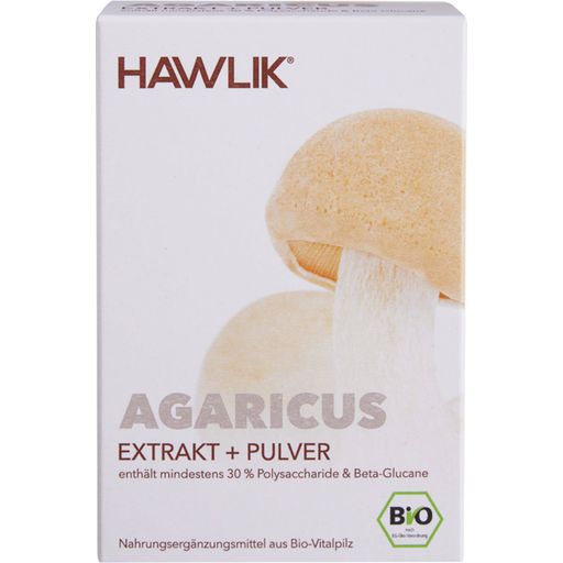 Agaricus Extrakt + Pulver Kapseln Bio - 120 Kapseln