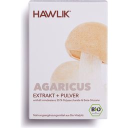 Agaricus Extrakt + Pulver Kapseln Bio - 60 Kapseln