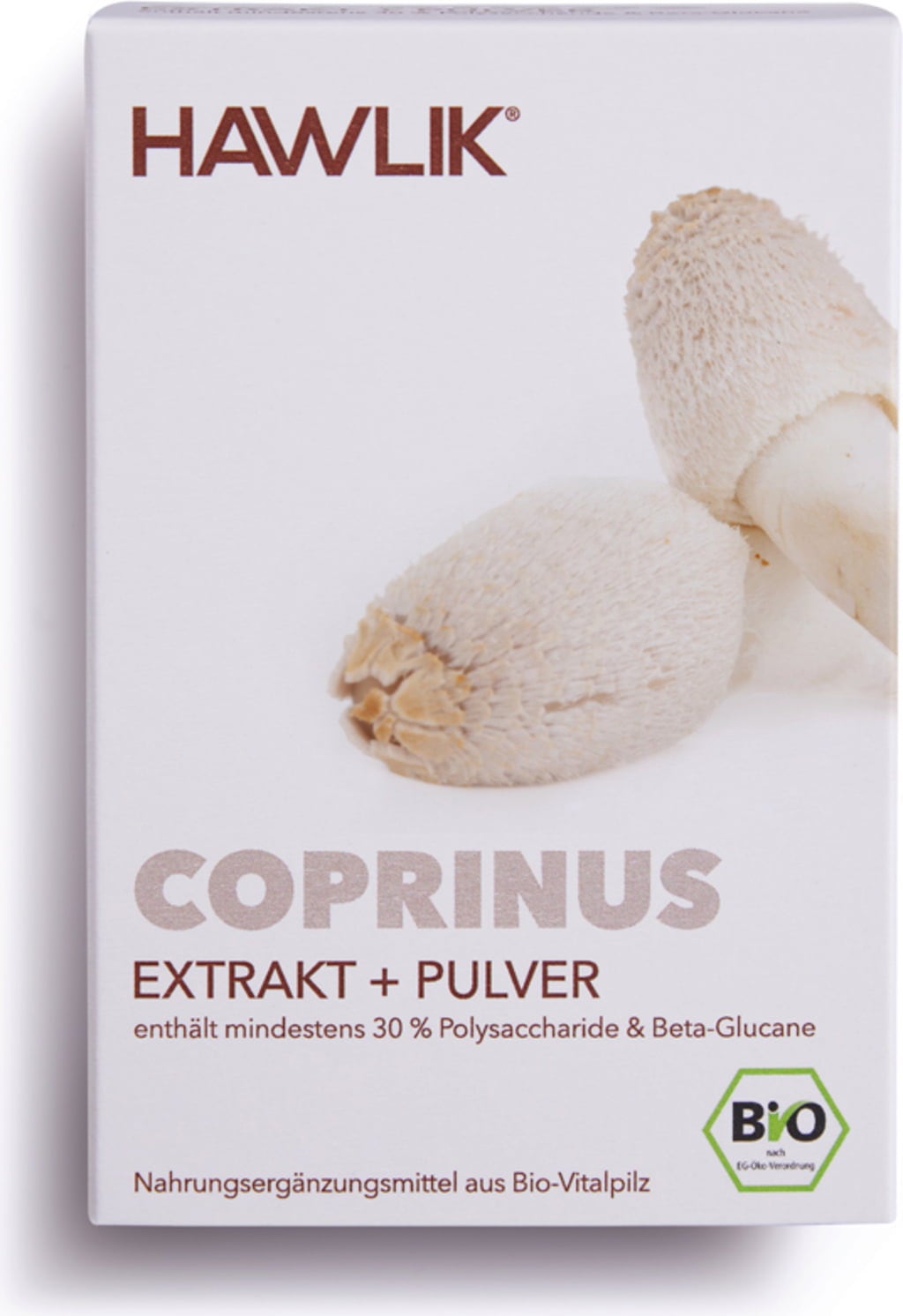 Coprinus Extract + Organic Powder Capsules