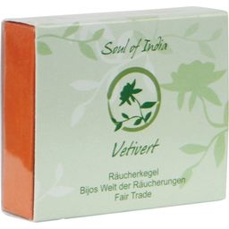 Soul of India Räucherkegel Vetivert FAIR TRADE - 1 Box