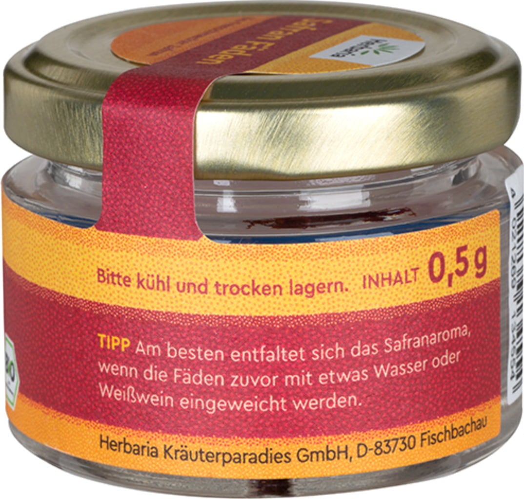 Herbaria Safran-Fäden Bio - 0,50 g