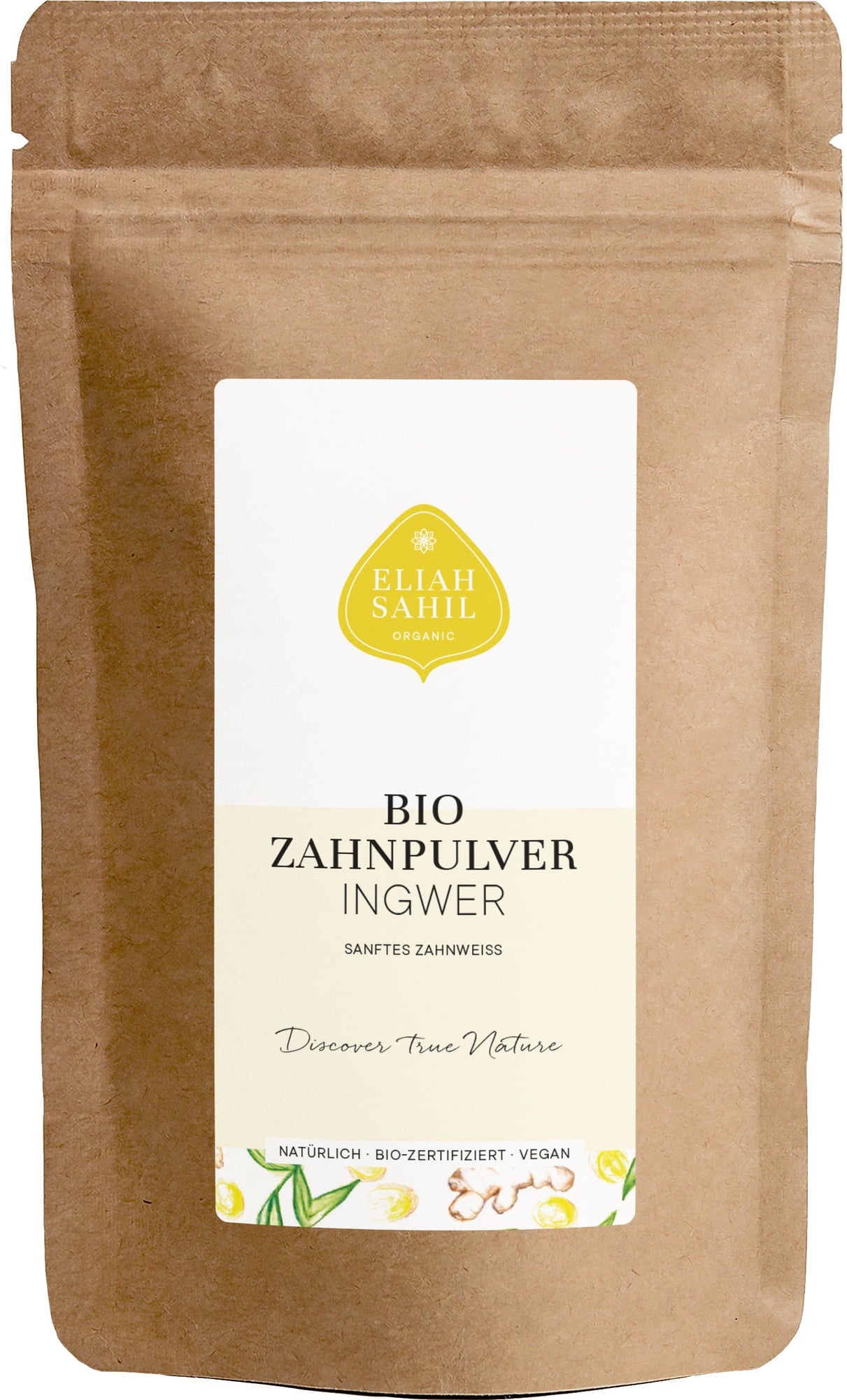 Organic Ginger Toothpowder, 200 g