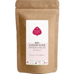 ELIAH SAHIL Bio Zahnpulver Ginseng Nelke - Nachfüllbeutel 200 g