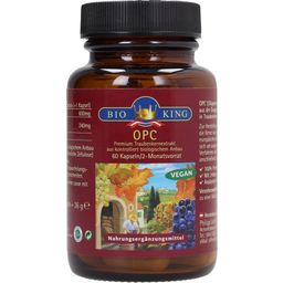 BioKing Organic OPC Grape Seed Extract - 60 Capsules
