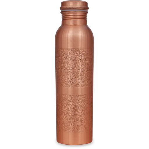 Govinda Engraved Matt Copper Bottle - 0,95 l