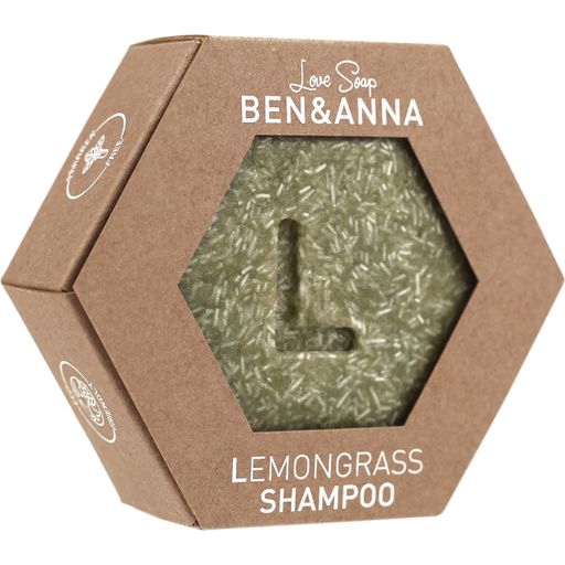 BEN & ANNA Love Soap Твърд шампоан Лимонена трева - 60 g