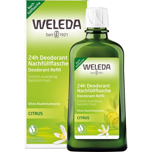 Weleda Citrus 24h dezodor - 200 ml utántöltő palack