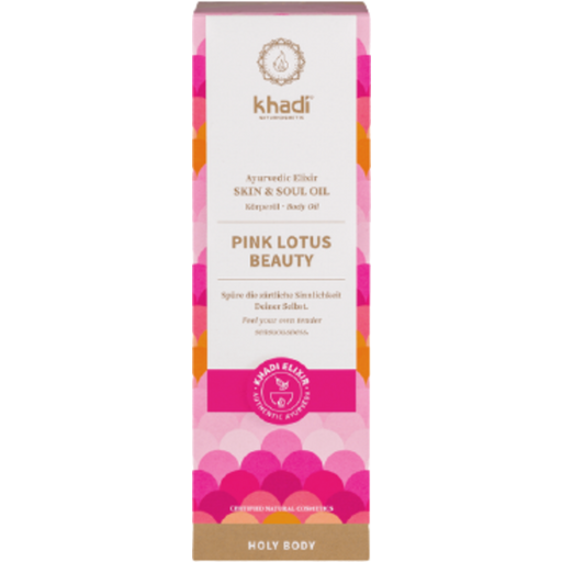 Khadi Pink Lotus Beauty Holy Body testolaj - 100 ml