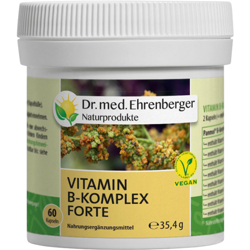 Dr. med. Ehrenberger Bio- & Naturprodukte Vitamin B-kompleks forte - 60 kap.