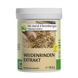 Dr. med. Ehrenberger Organic & Natural Products Willow Bark Extract Capsules - 120 Capsules