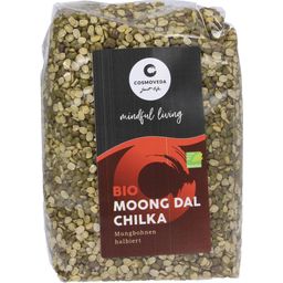 Moong Dal Chilka - Половинчати мунгови бобови зърна Био - 500 g