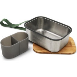 black + blum Large Stainless Steel Lunchbox - Olive