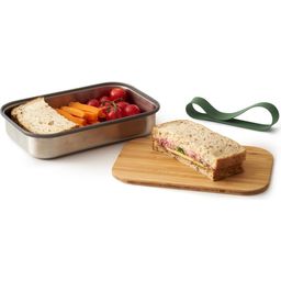 Малка кутия за сандвичи от неръждаема стомана - Olive