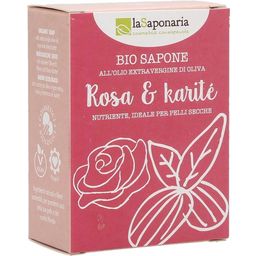 La Saponaria Sapone Rosa & Burro di Karitè - 100 g