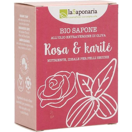 La Saponaria Rózsa és Shea vaj szappan - 100 g