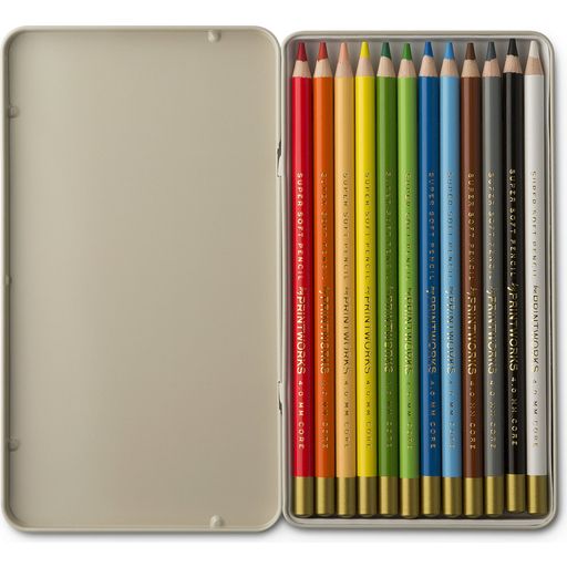 Printworks 12 цветни молива - Classic - 1 бр.