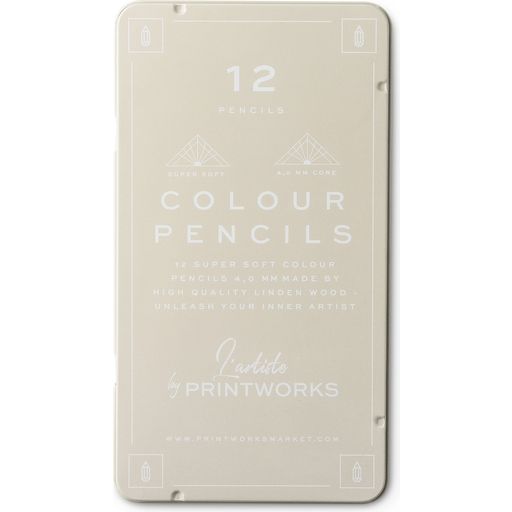 Printworks 12 barvnih svinčnikov - Classic - 1 k.