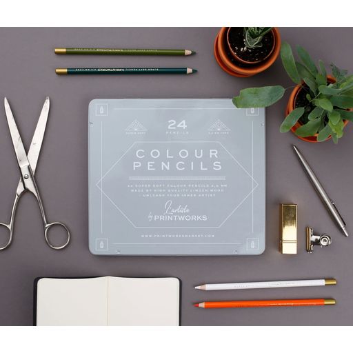 Printworks 24 barvnih svinčnikov - Classic - 1 k.