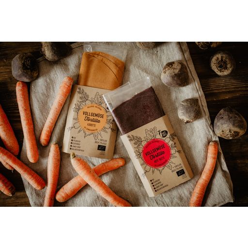 Organic Whole Vegetable Tortilla - Carrot - 180 g