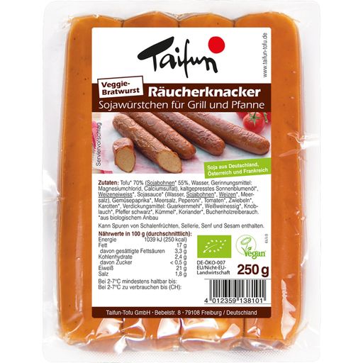 Taifun Organic Smoked Tofu Sausages - 250 g