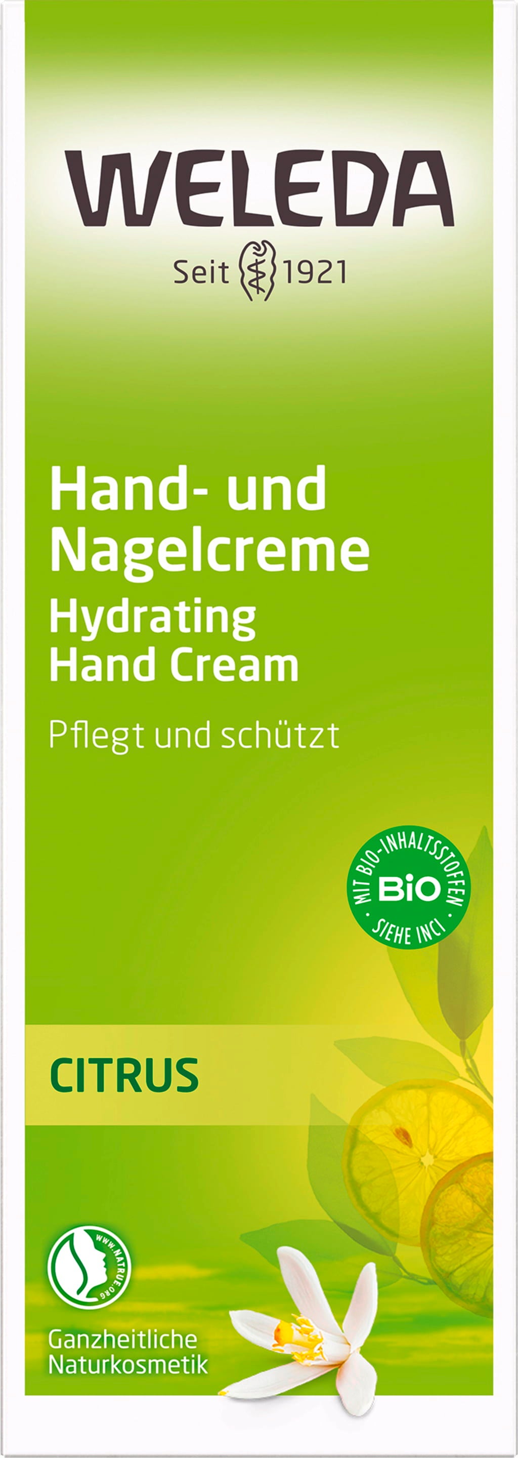 Weleda Agrumes - Crème Mains & Ongles - 50 ml