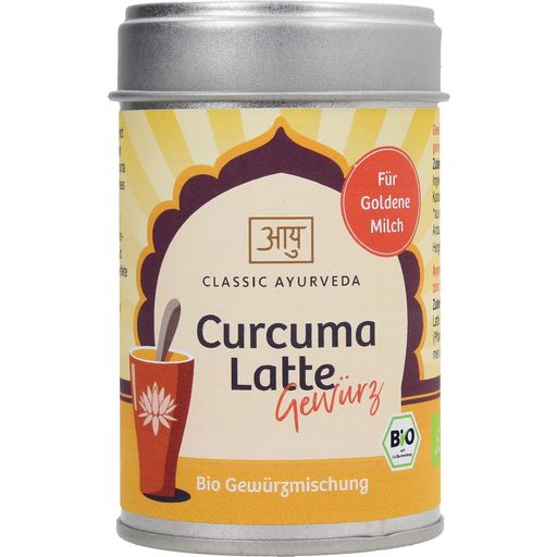 Classic Ayurveda Curcuma Latte fűszer, Bio - 50 g