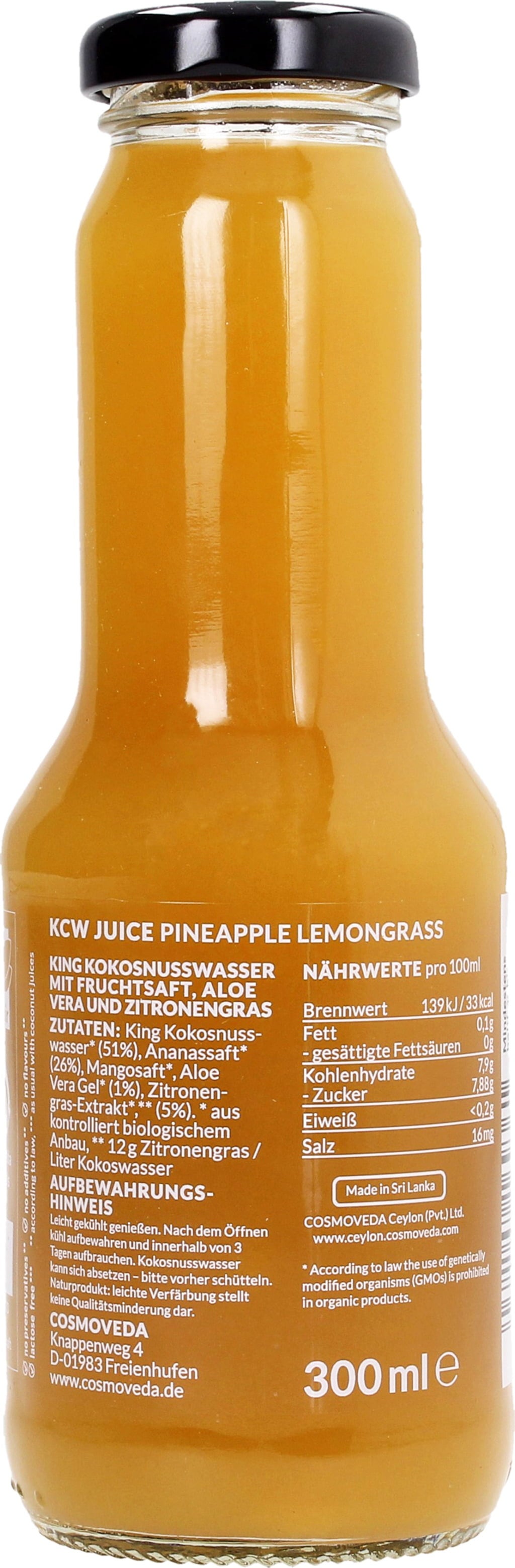 Tropical Delight - Ananas Zitronengras Drink BIO - 300 ml
