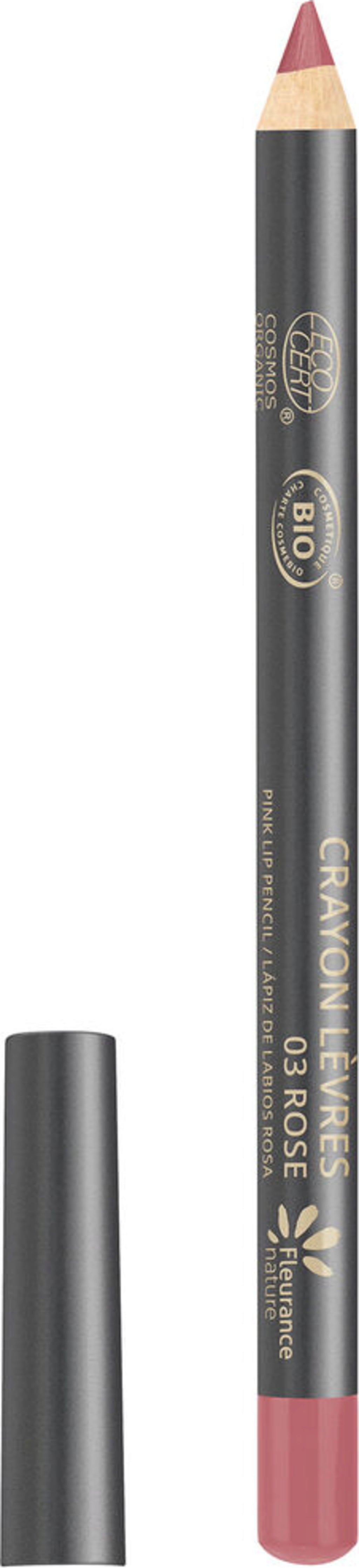 Fleurance Nature Lip Pencil - 03 Rose